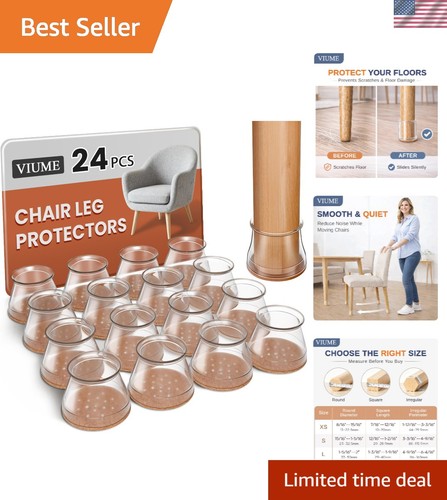 Silicone chair leg floor - 24,