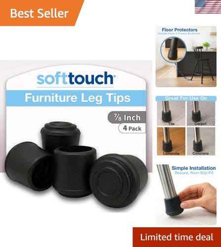 Nonslip rubber chair leg tips - leg,