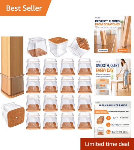 Clear silicone chair leg - chair,