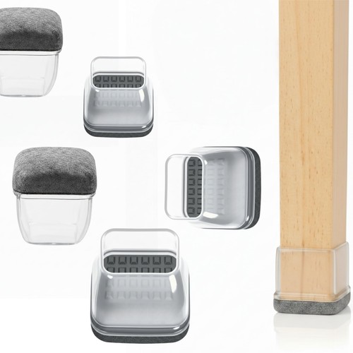 Square chair leg floor - square,